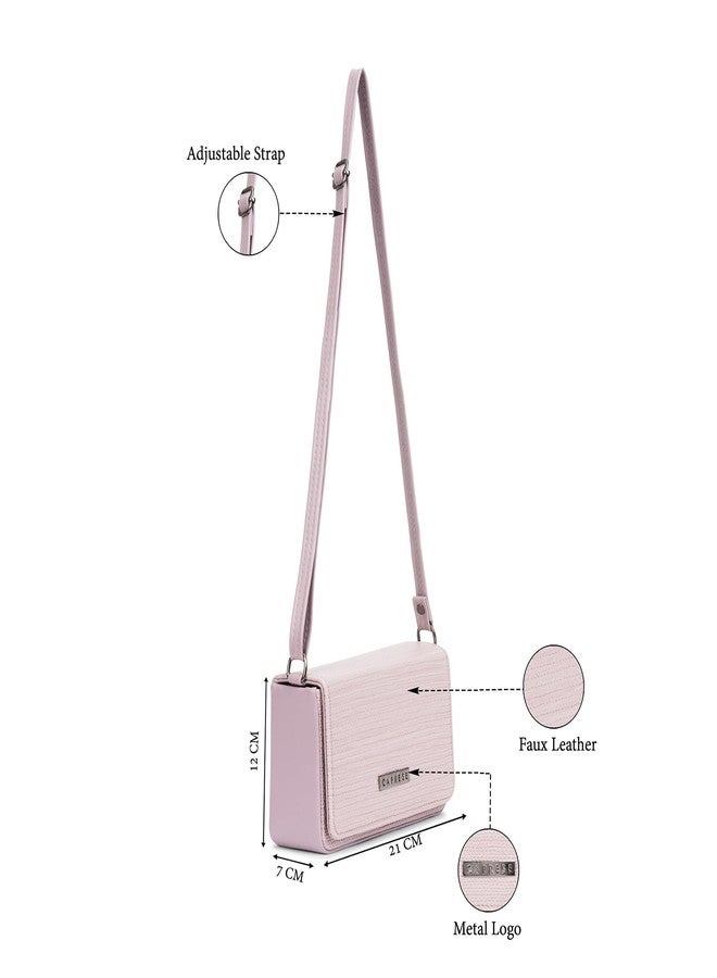 كابريس حقيبة كتف متوسطة الحجم من كابريس تيرا للنساء، مزودة بحزام قابل للتعديل والفصل لراحة مثالية أثناء الارتداء | إغلاق مغناطيسي | حقيبة يد متعددة الاستخدامات للاستخدام اليومي والسفر والمناسبات الخاصة (لون وردي فاتح) - Image 3